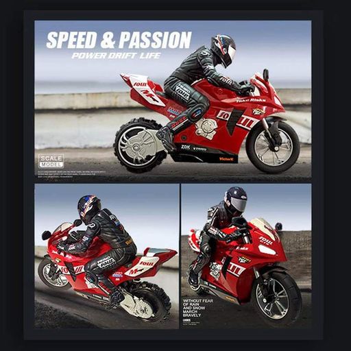 Мотоцикл на радиоуправлении Motorcycle Stunt Drift six-axis Gyroscope (1553342)