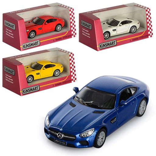 Металлическая инерционная легковая модель Mercedes-AMG GT 5", открываются двери (в ассортименте) (1553656)