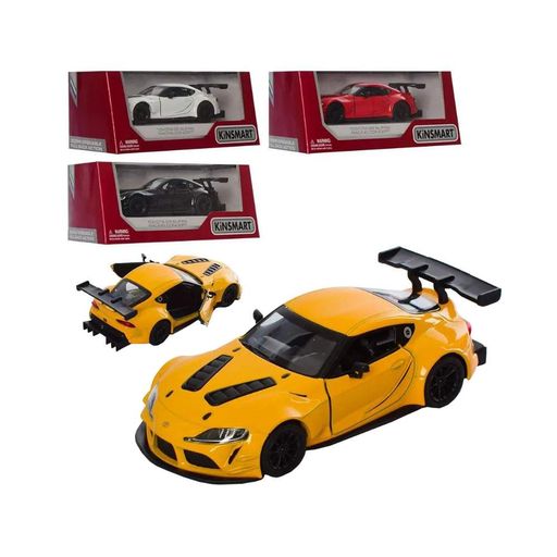 Металлическая инерционная легковая модель Toyota GR Supra Racing Concept 5", открываются двери (в ассортименте) (1553674)