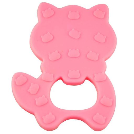 Прорезыватель силиконовый "Енот" MGZ-0402(Pink) в футляре (1556771)