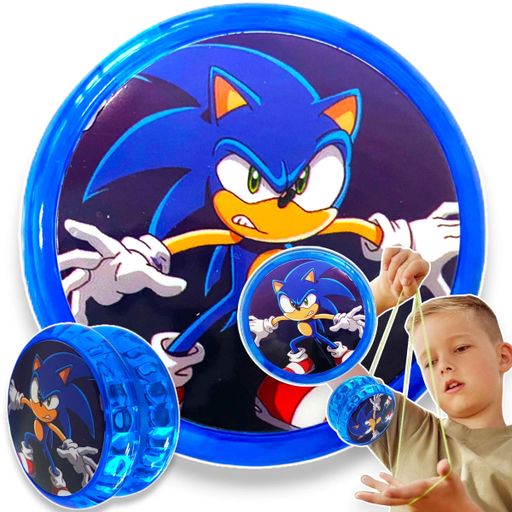 Йо-йо Sonic, 5.5 см, свет, на батарейках, 28.5x20x6 см (в ассортименте) (1558024)
