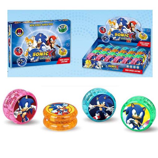 Йо-йо Sonic, 5.5 см, свет, на батарейках, 28.5x20x6 см (в ассортименте) (1558024)