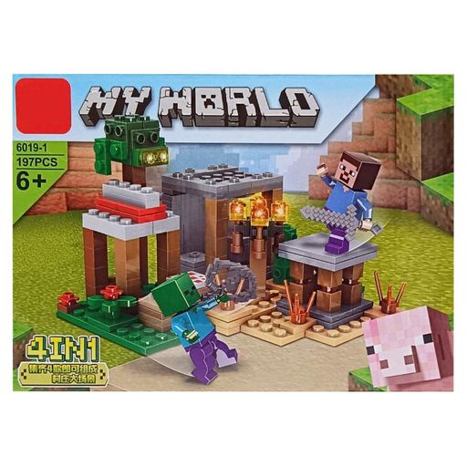 Дитячий конструктор Minecraft LD6019-1, 197 деталей (1558350)