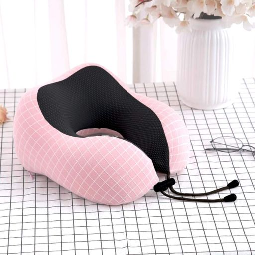 Подушка для путешествий Colorful Home подушка-подголовник мягкая 28 х 30 см (42499) Розовый (1563224)