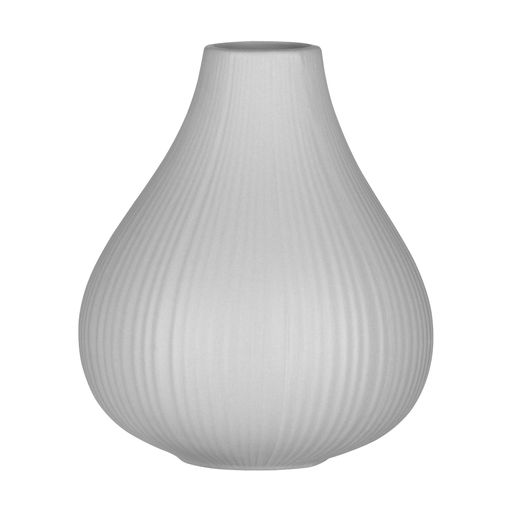 Ваза Ardesto Lucca фарфоровая, серая, 13*15.5 см (AR3802G)