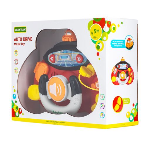 Музыкальная игрушка Baby Team Авто драйв, от 9 месяцев (8673)