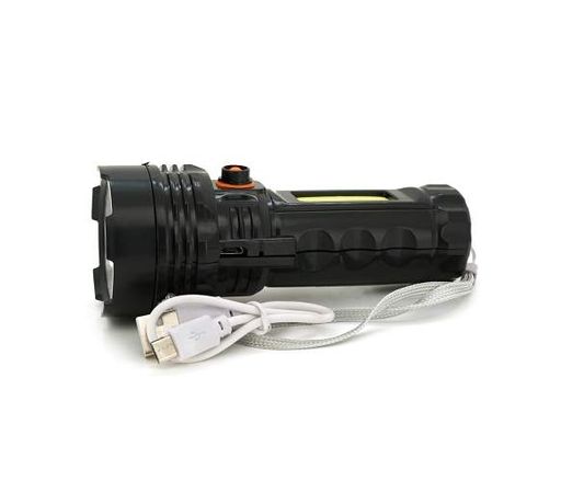 Ручний ліхтар Voltronic PANTHER PT-8915B, яскравість 100 лм, захист IP40, акумулятор 1300 mAh, чорний корпус (PT-8915B) (1565617)