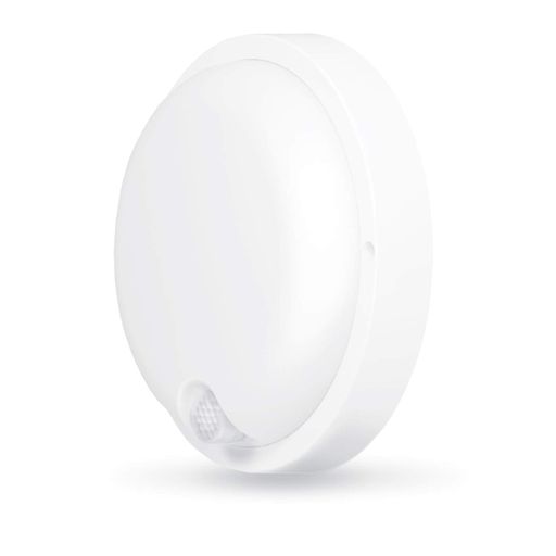 Светильник уличный VIDEX круглый 12W 5000K 220V с датчиком движения(VL-BHR-125W-SP) белый (1565631)