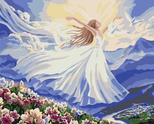 Картина по номерам Brushme 48x60см "Ніжність в польоті © Anna Steshenko" BS53567L (1571663)