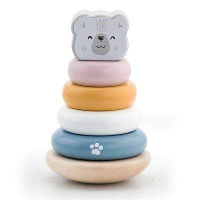 Развивающая игрушка Viga Toys Пирамидка PolarB Белый медведь (44005) (1572995)