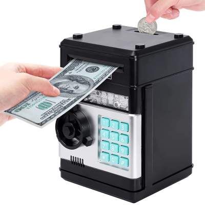 Интерактивная игрушка UFT сейф-копилка музыкальная с электронным купюроприемником Cashbox Black (UFTCashboxBlack) (1574465)