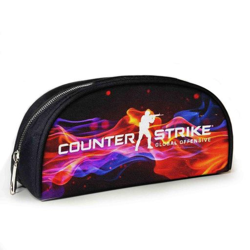 Пенал шкільний з принтом Counter-Strike 23х10х8 см з принтом для хлопчика (3799) (1576053)