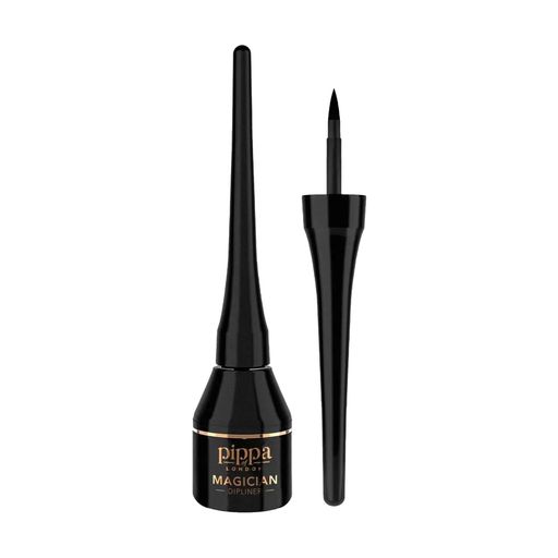 Матовая жидкая подводка для глаз Pippa of London Magician Matte Black Dipliner с гибким аппликатором, 703, 3 г