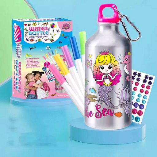 Детский набор для творчества YG Toys Раскрась бутылку: Русалка, от 6 лет (JX20420-1)