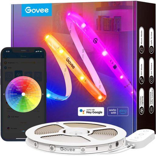 Светодиодная лента Govee H619С LED Strip Light With Protective Coating RGBIC 10м (H619C3D1) [145640] (1580695)