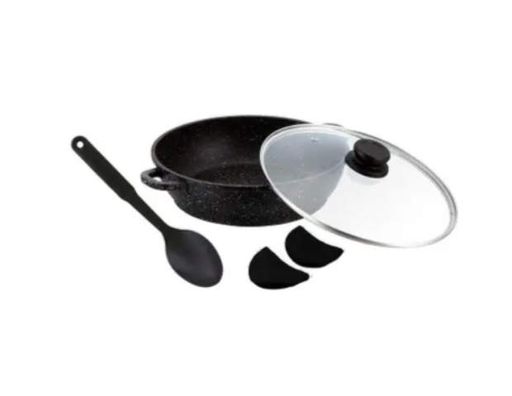 Сотейник Bohmann BH 1040-32 32 см с гранитным покрытием ковш с крышкой (1584811)