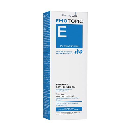 Емульсія для ванни Pharmaceris E Emotopic Everyday Bath Emulsion для сухої, схильної до атопії шкіри тіла