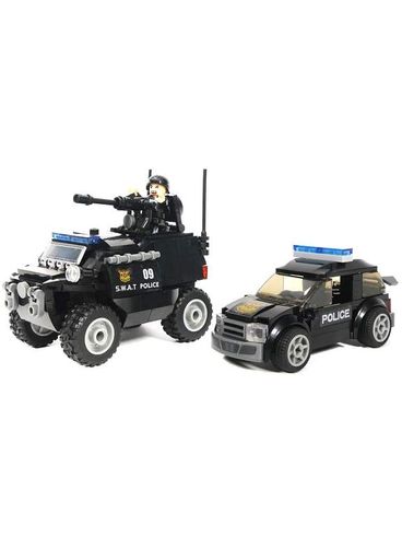Конструктор для мальчика Sluban M38-B0809 Полиция - погоня, 469 дет (1589089)