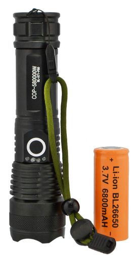 Тактичний ручний ліхтарик X-Balog BL-X71-P50 Black (3_02518) (1590732)