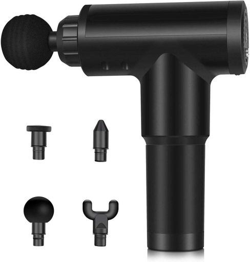 Ручной массажер для мышц RIAS Fascial Gun KH-320 Black  (3_01147) (1590824)