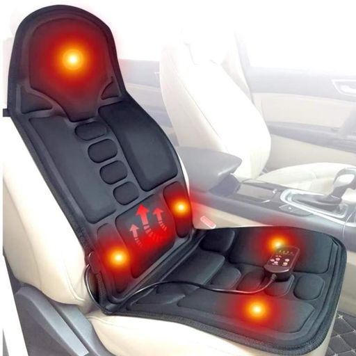 Массажная накидка RIAS Massage Cushion JB-100B с подогревом + Пульт 12/220V Black (3_05640) (1590950)