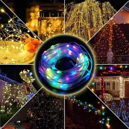 Светодиодная лента RIAS RD10 LED RGB Bluetooth IP68 в бухте 10м разноцветная USB с пультом и микрофоном (1590967)