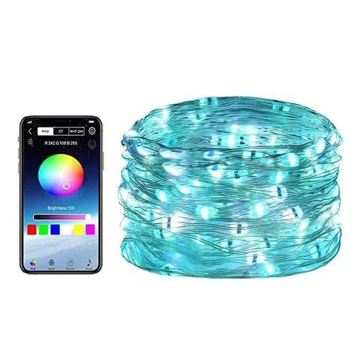 Светодиодная гирлянда Meiq-IT 100 LED RGB 10м USB Bluetooth управление с телефона (3_05635) (1590988)