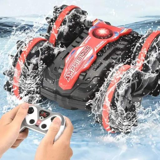 Машинка-амфібія Amphibious Stunt Car 7722 на радіокеруванні Red (3_05673) (1591005)