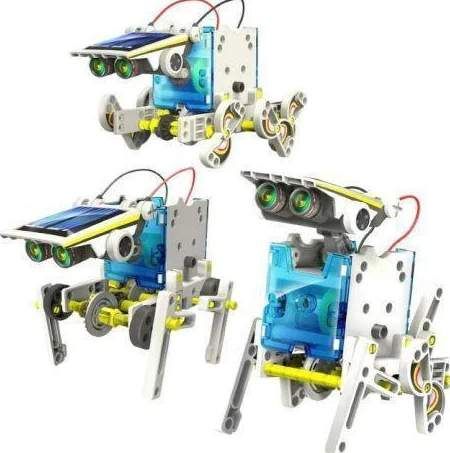 Робот-конструктор на солнечной батарее Solar Robot 14в1 (2_009714) (1591053)