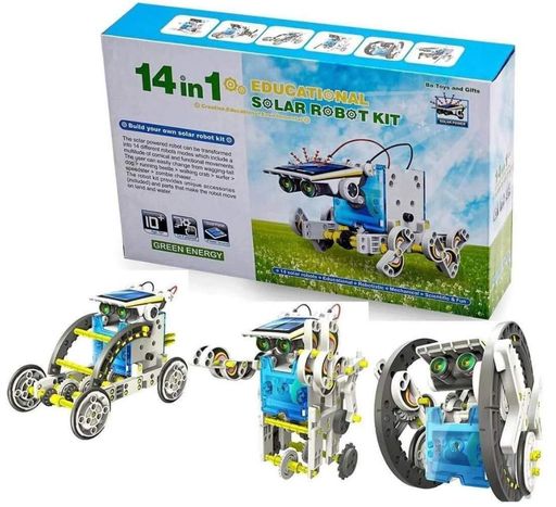 Робот-конструктор на солнечной батарее Solar Robot 14в1 (2_009714) (1591053)