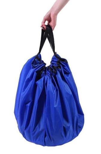 Игровой коврик-сумка RIAS для хранения игрушек 150x150 см Blue (3_07195) (1592664)