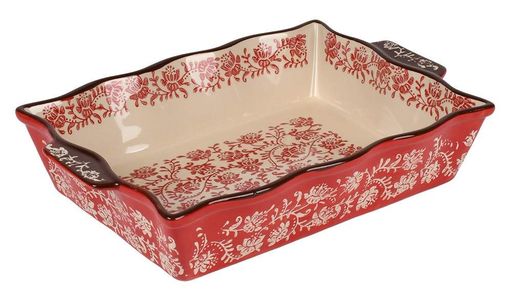 Форма для запікання керамічна Ornament 3 л прямокутна 27×19×6 см (1593489)