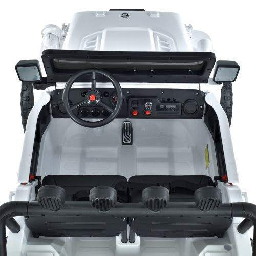 Дитячий електромобіль Bambi Racer Джип M 6069EBLR-1 3-місний 24V 4 x 200W Білий (1593866)