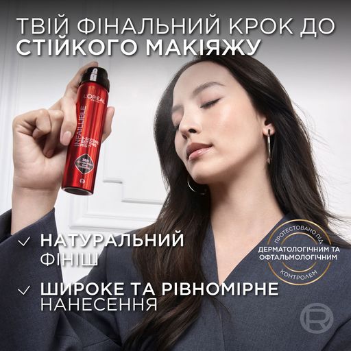 Уцінка! Спрей для фіксації макіяжу L’Oreal Paris Infaillible Setting Mist, 75 мл