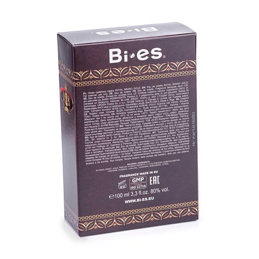 Туалетна вода BI-ES Royal Brand Gold чоловіча 100мл