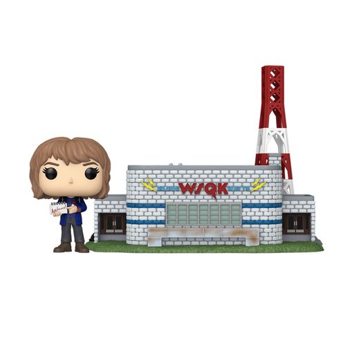 Набор игровых фигурок Funko Pop! Town серии Очень странные дела Робин с радиостанцией WSQK, от 3 лет, 2 шт (86620)