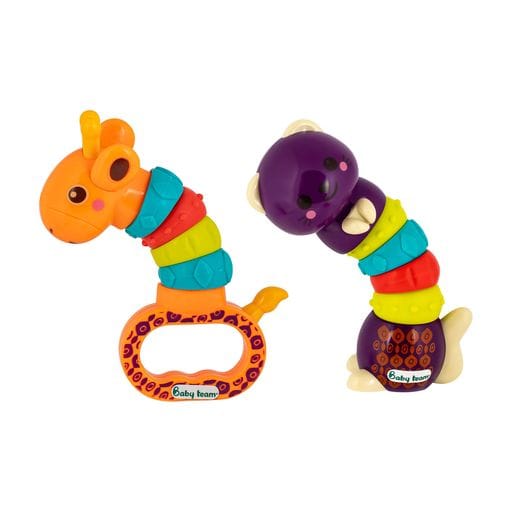 Набор детских погремушек Baby Team Rattles Set, от 6 месяцев (8456)