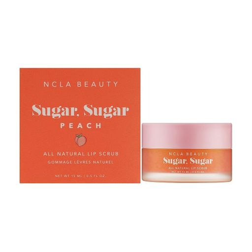 Уцінка! Цукровий скраб для губ NCLA BEAUTY Sugar, Sugar All Natural Lip Scrub Персик, 15 мл
