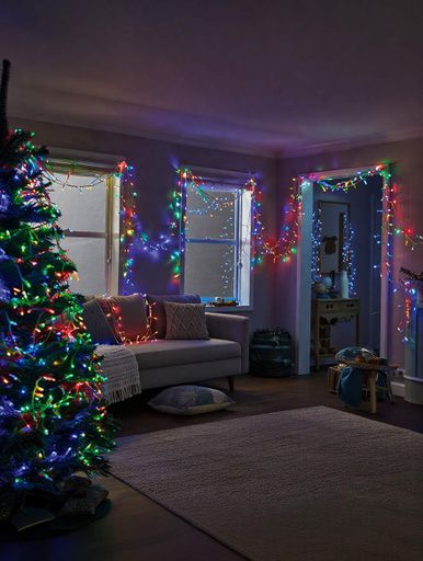 Гірлянда Нитка вулична 500 LED 50 м біла, мультиколор (1609676)