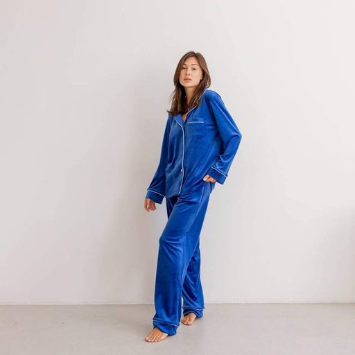 Піжама жіноча COSAS Velour Harmony XS Синій (1613832)