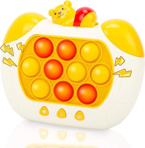 Електронна приставка консоль Quick Push Game приставка гри Pop It Антистрес-тек струм іграшка Winnie Pooh (1616632)