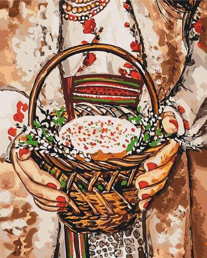 Картини за номерами Родинні традиції © Каріна Зіміна (BSM-B53949) 40 х 50 см BrushMe (1622901)