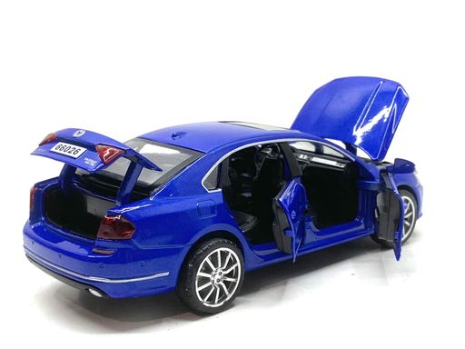 Машина Автосвіт Volkswagen Passat інерційна відчиняються двері капот багажник 15 см Синій (AP-1797) (1624342)