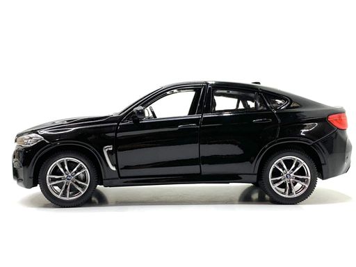 Машина Rastar металлопластик BMW X6M 1:24 Черная (56600) (1624657)