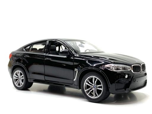 Машина Rastar металлопластик BMW X6M 1:24 Черная (56600) (1624657)