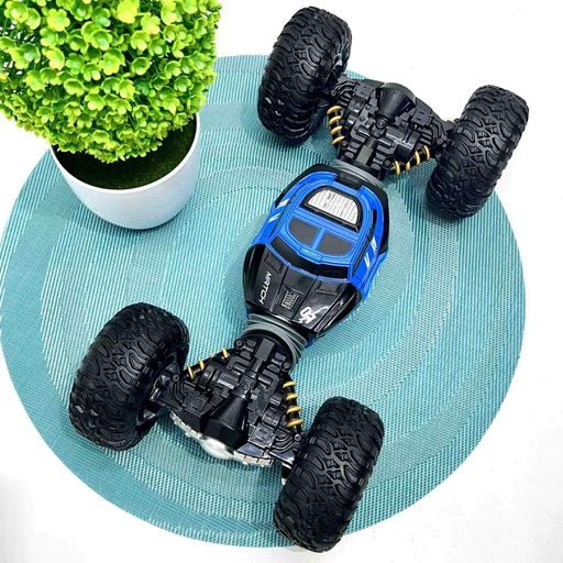 Машина трюковая Limo Toy  перевертыш вездеход на радиоуправлении резиновые колеса Синий (M 5507) (1624748)