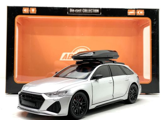 Машина Автосвіт Audi rs 6 інерційна відчиняються двері капот багажник 20,5 см Сірий (AP-2070) (1624934)