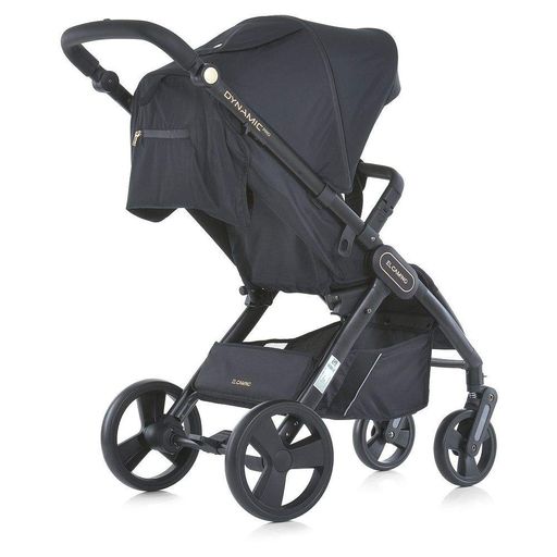 Коляска детская EL CAMINO DYNAMIC PRO Special Blac прогулочная с чехлом и дождевиком Черная (ME 1053-3) (1625096)
