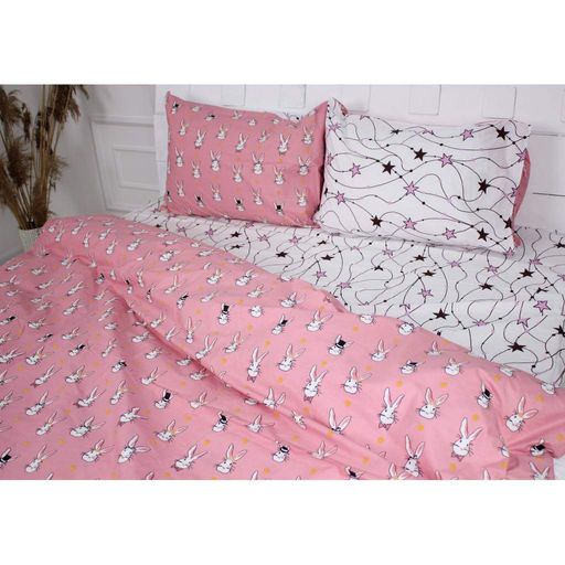 Постельное белье MirSon Бязь Ranforce Elite 17-0528 Bunnies  Семейный (m343336) (1625460)