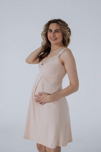 Ночная рубашка Мамин Дім Soft&Lace M Frappe (24182) (1627624)